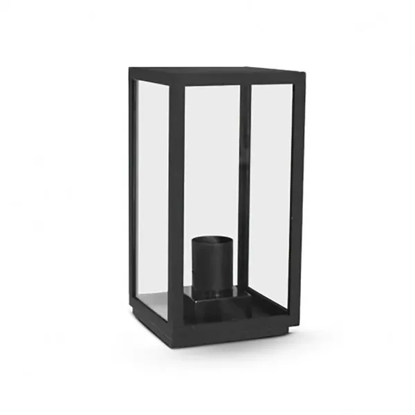 Aurora Givry felinar stâlp E27 IP54 negru