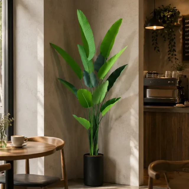 Alessandro Design Strelitzia Nicolai 180 cm plantă artificială 13 frunze