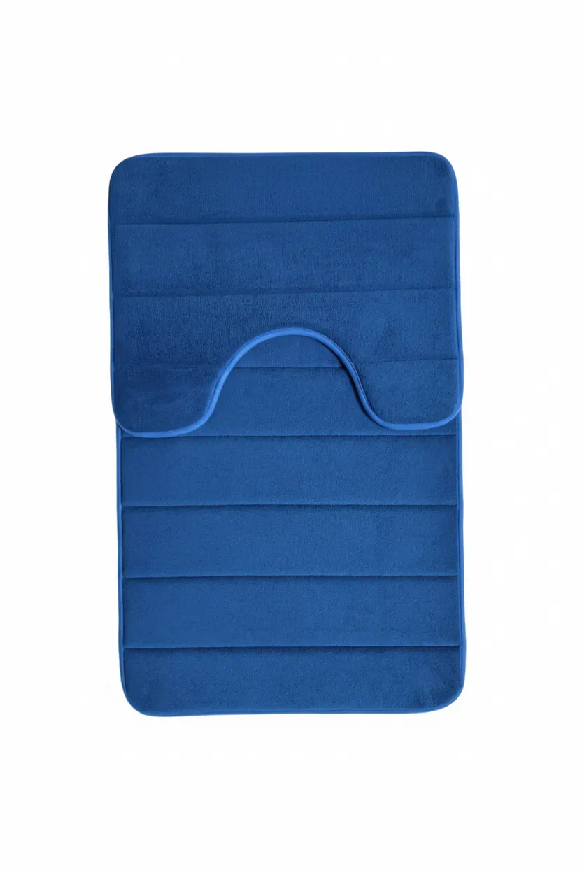 Alessandro Design covor baie albastru antiderapant set 2