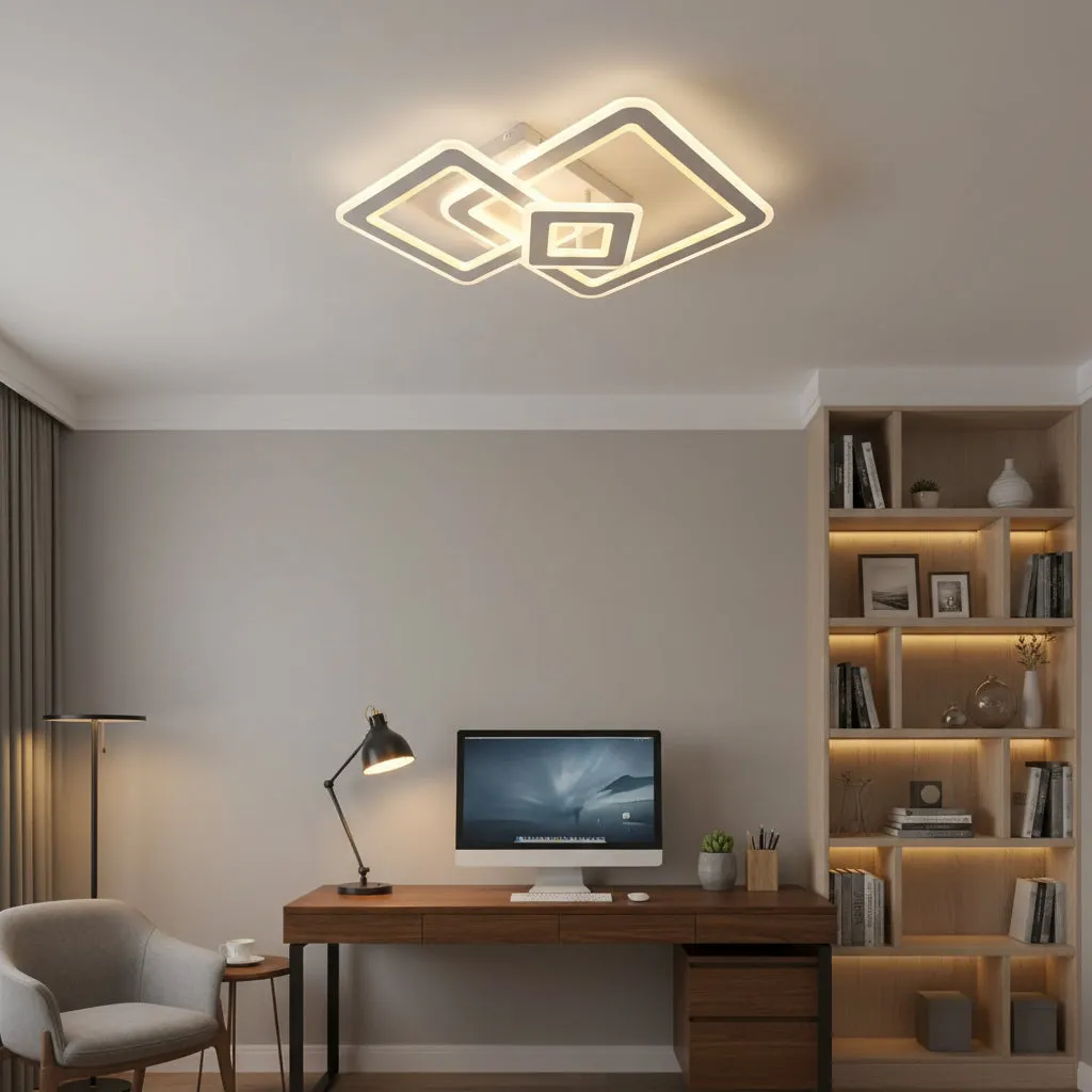 Alessandro Design Horetensia lustra LED 116W alba dimabila