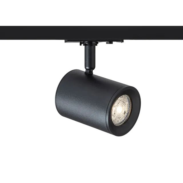 Rendl Cadenza spot sina GU10 negru cilindric