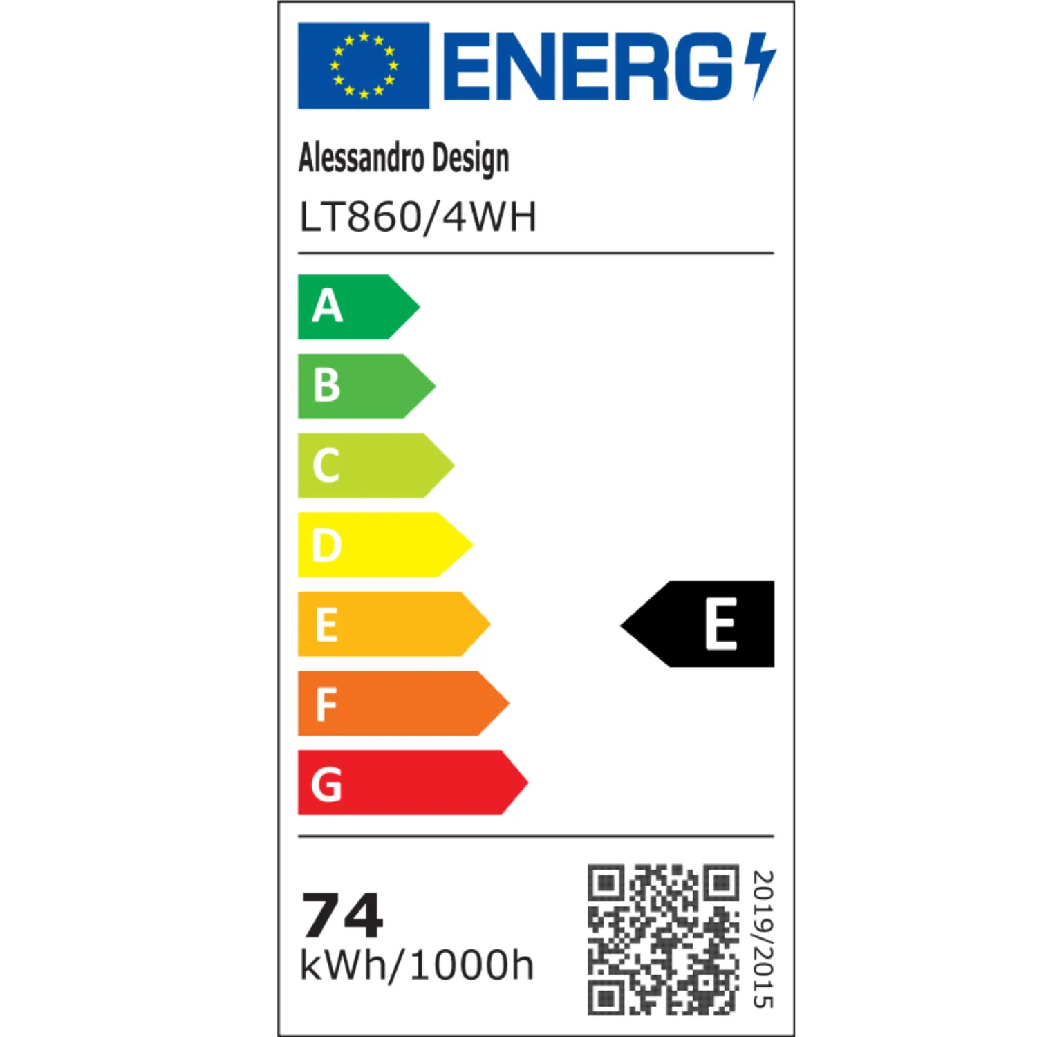 Alessandro Design Linnea lustra LED alba 74W cu telecomanda