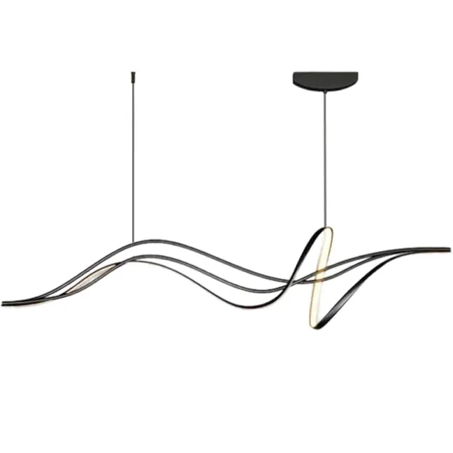 Alessandro Design Libre LT1130BK lustra LED neagra 42W dimabila