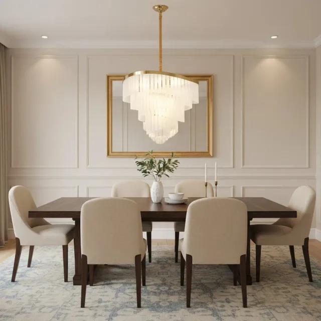 Alessandro Design MUNTEAN Regalis candelabru cristal auriu 80cm