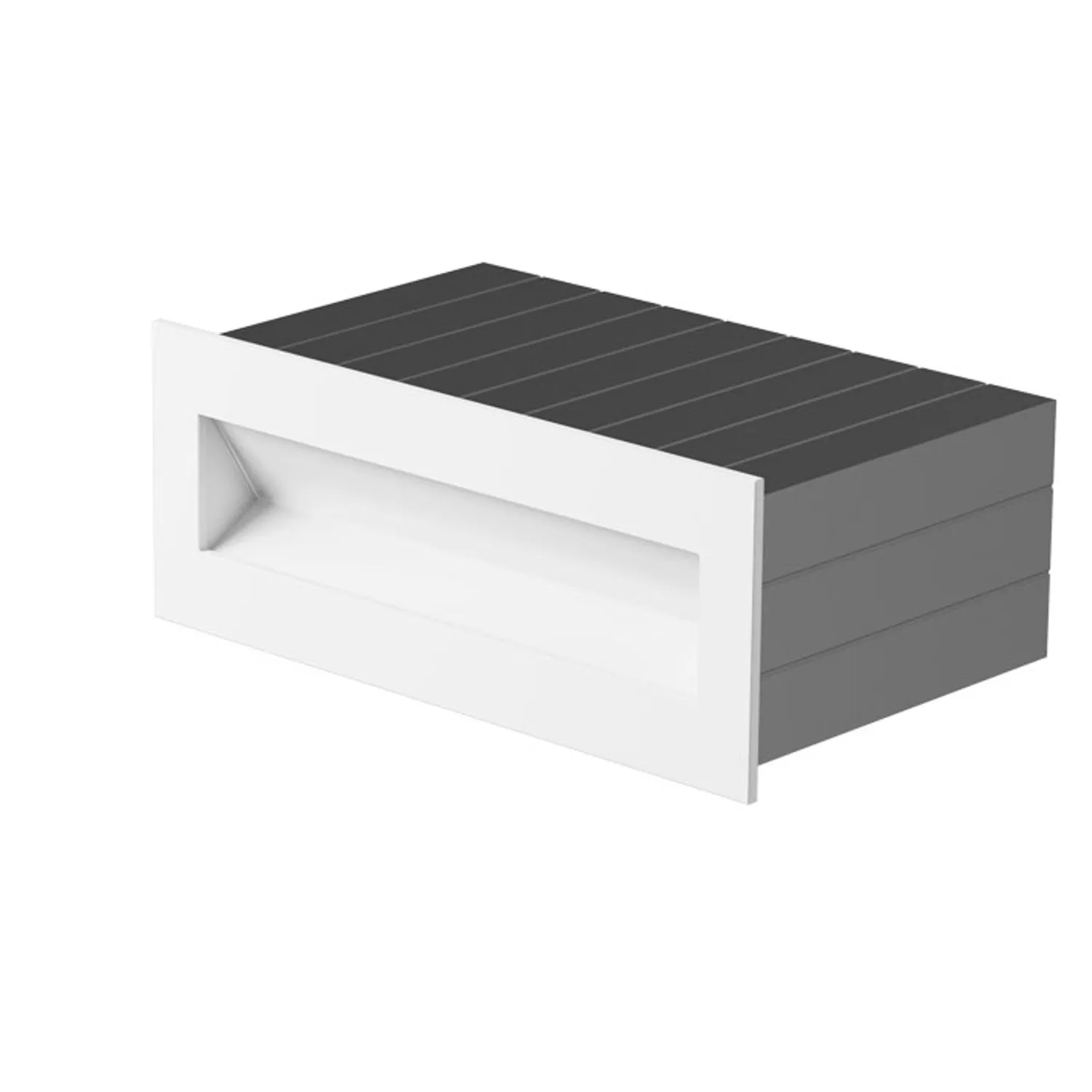 Rendl Tess RC aplica incastrata alba cu rama