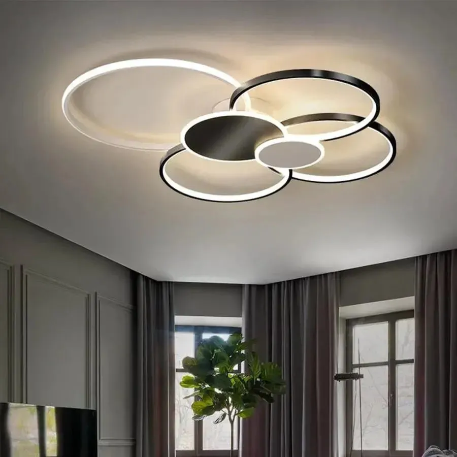 Alessandro Design Killian lustră LED 110W 6 cercuri