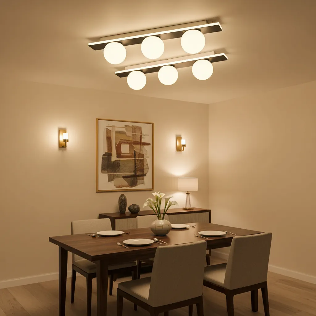 Alessandro Design TRION 3xG9 candelabru LED negru 24W