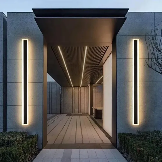 Alessandro Design Mack aplica exterior LED 80cm neagra