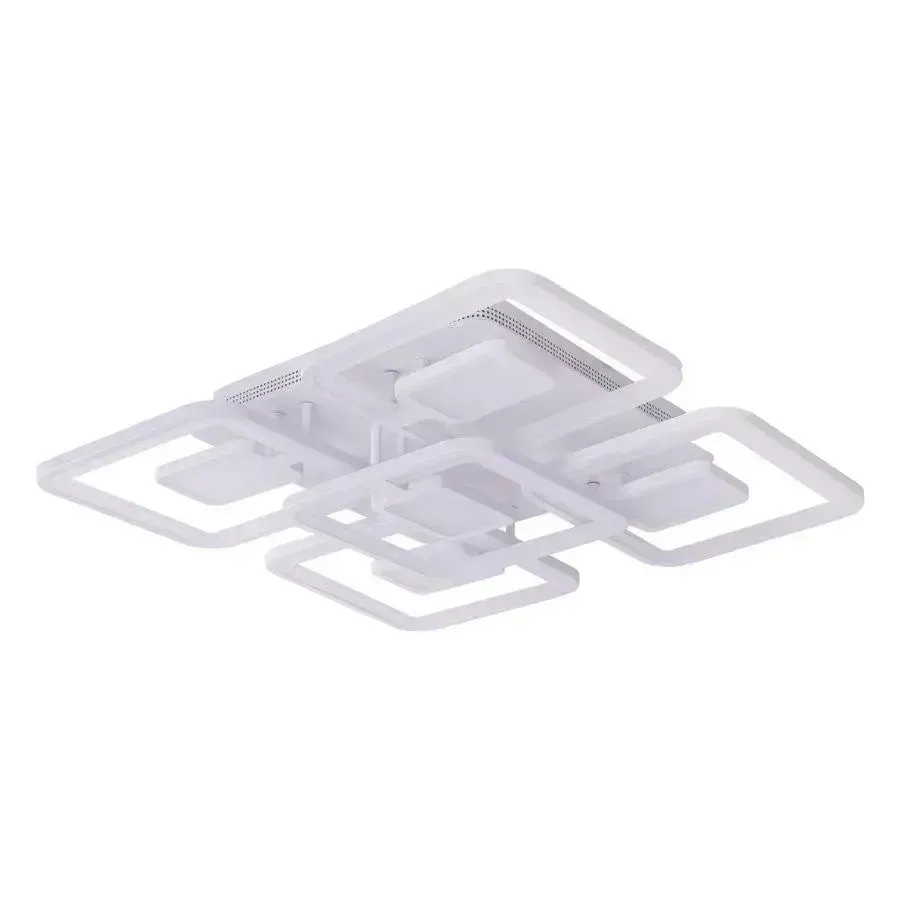 Alessandro Design FELIX lustra LED alba 119W 5 patrate