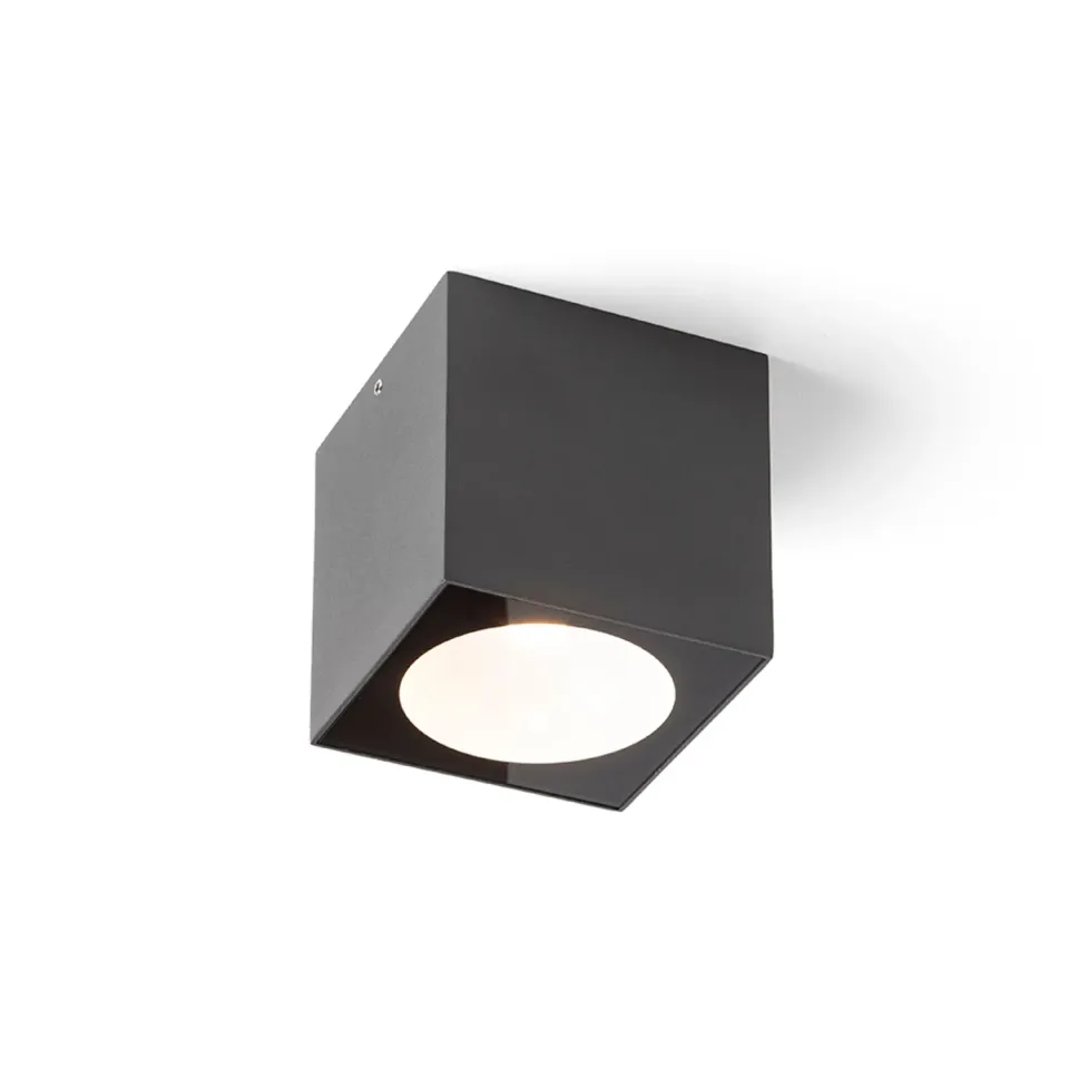 Rendl Light Studio Senza SQ plafoniera exterior antracit LED