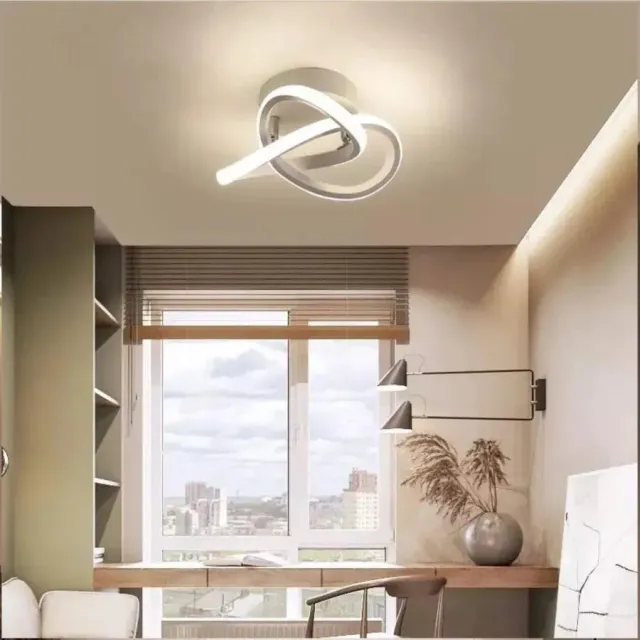 Alessandro Design Vertex Flow 24W lustră LED albă 25cm