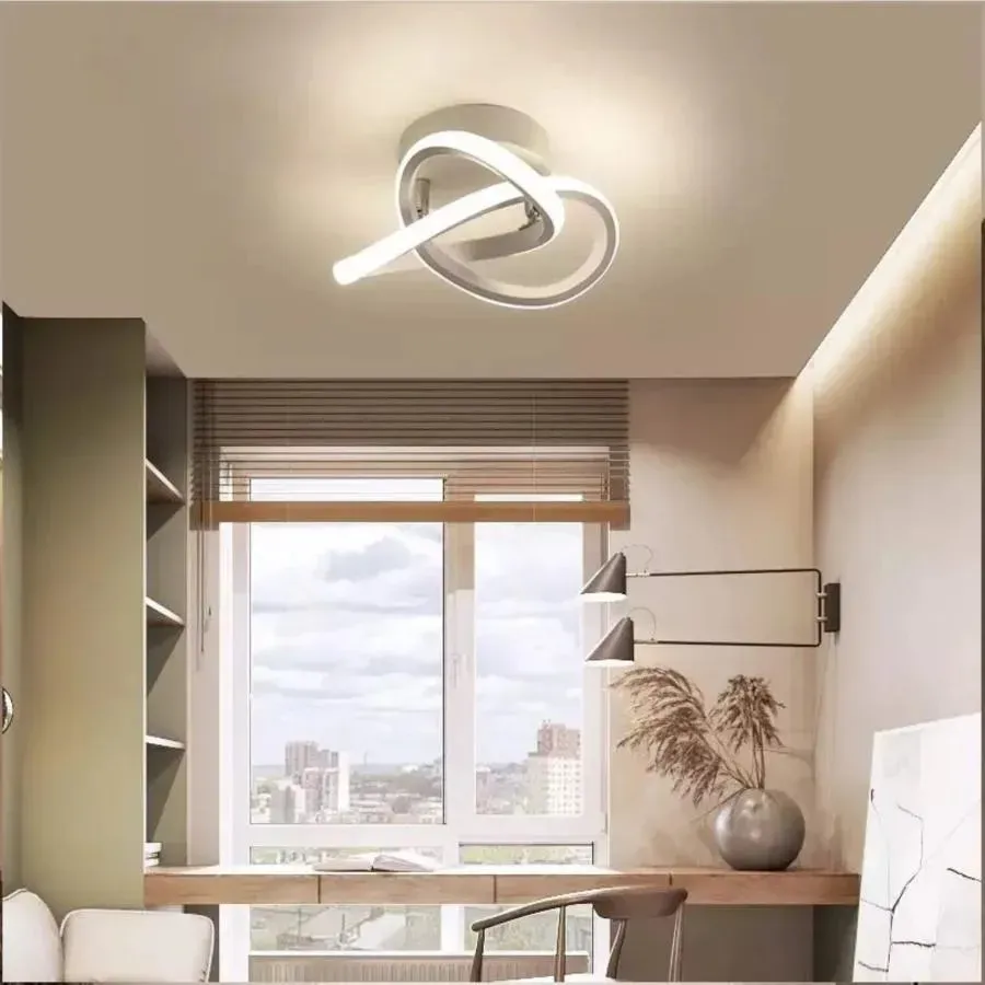 Alessandro Design Vertex Flow 24W lustră LED albă 25cm