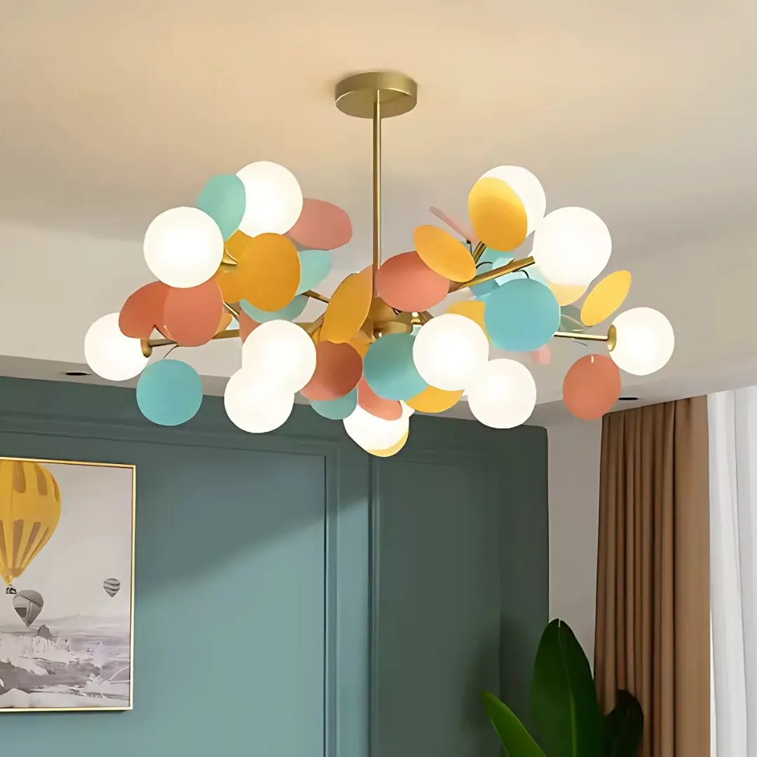 Alessandro Design SVEN candelabru suspendat 15xG9 multicolor