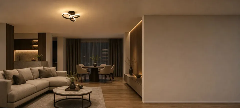 Alessandro Design Vertex Infinitum 13W lustra LED neagra