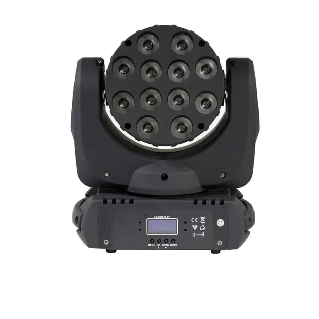 Shehds 12x12W moving head beam RGBW scenă