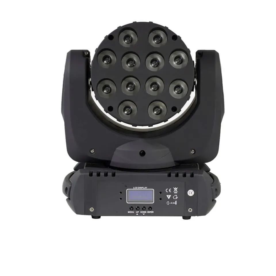 Shehds Moving Head Beam 12x12W RGBW DMX512
