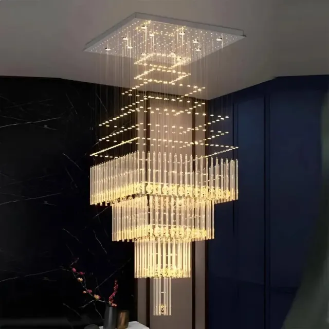Alessandro Design Florentia Gold candelabru LED 80W D50cm auriu