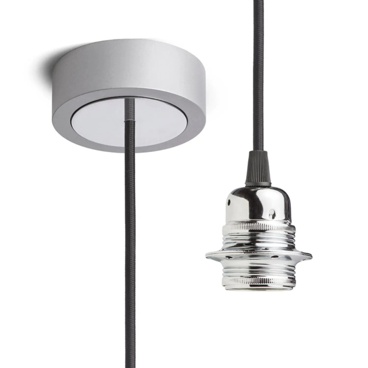 Rendl Hex suspensie E27 negru gri