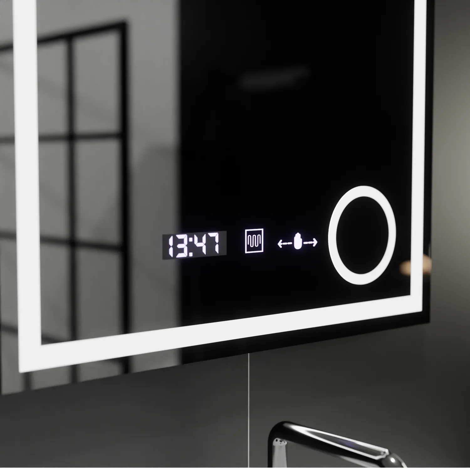 Alessandro Design Marcello oglinda LED baie 60x60cm