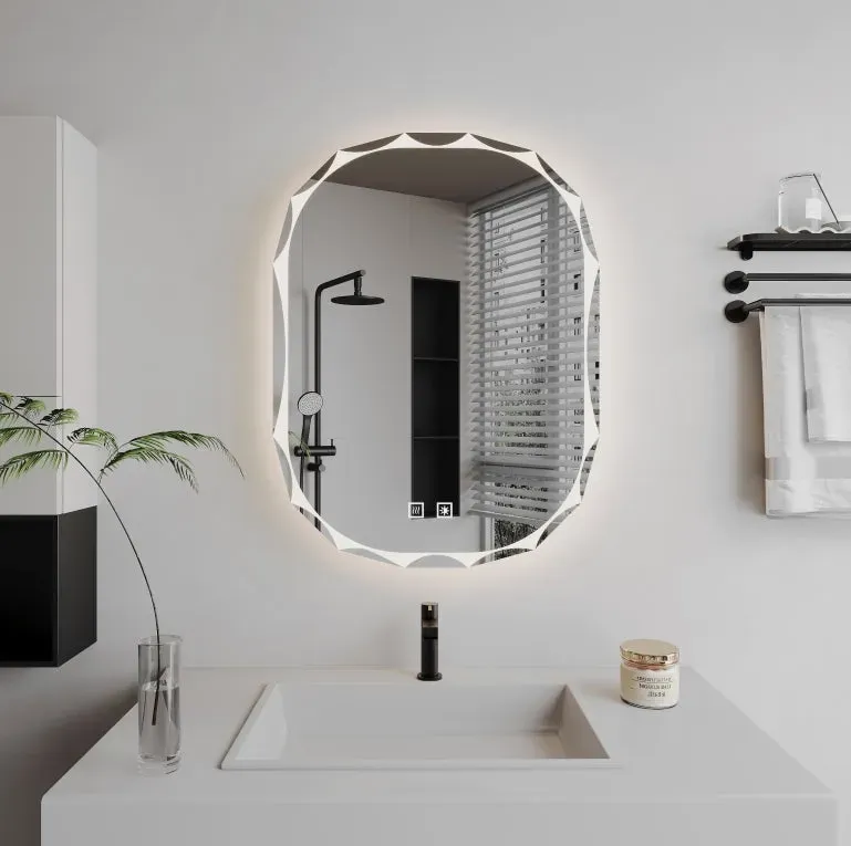 Alessandro Design Z015 Basic Touch oglinda LED ovala 50x70cm