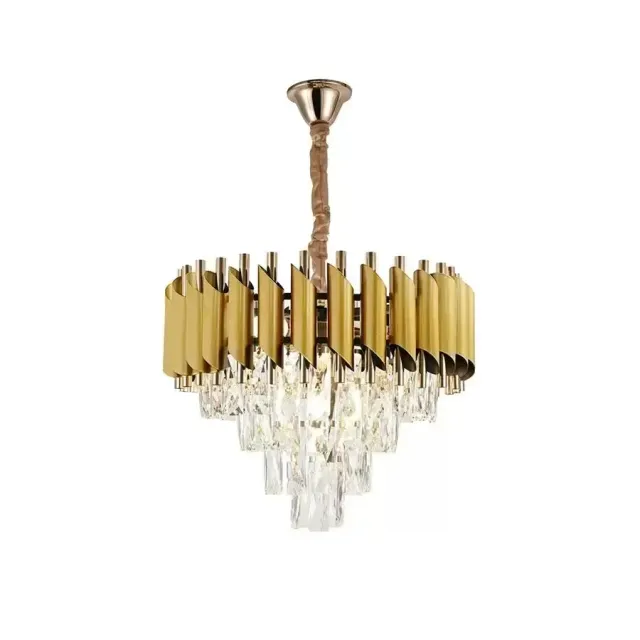 Alessandro Design Salvador candelabru cristal auriu 4xE27