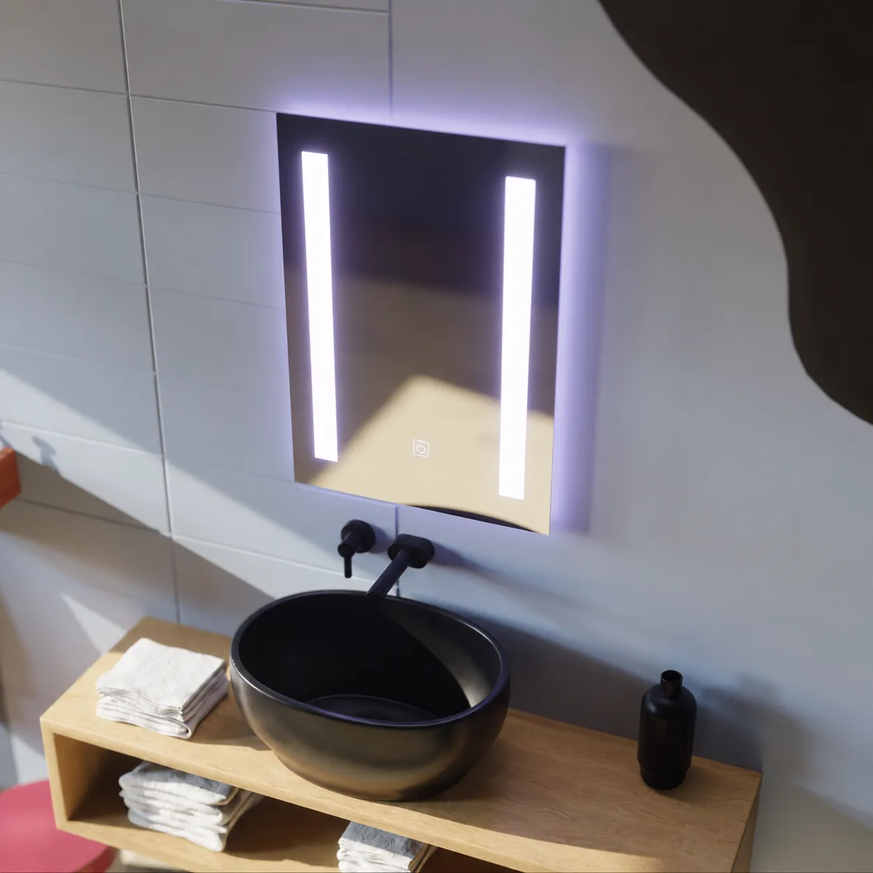 Alessandro Design C206S oglindă LED 50x70cm touch dimabilă