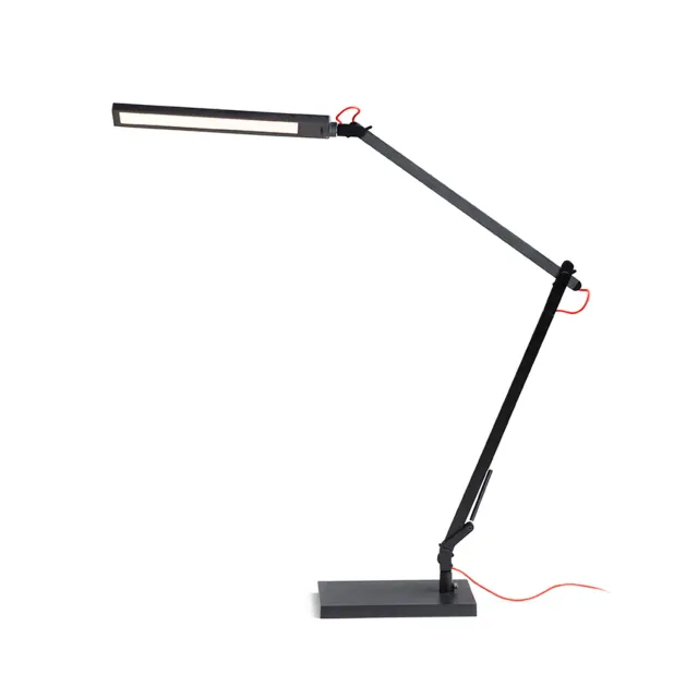 Rendl Light Studio Norma lampă birou LED negru roșu