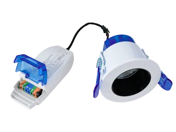 Aurora R6 spot LED fix negru CCT reglabil ignifug