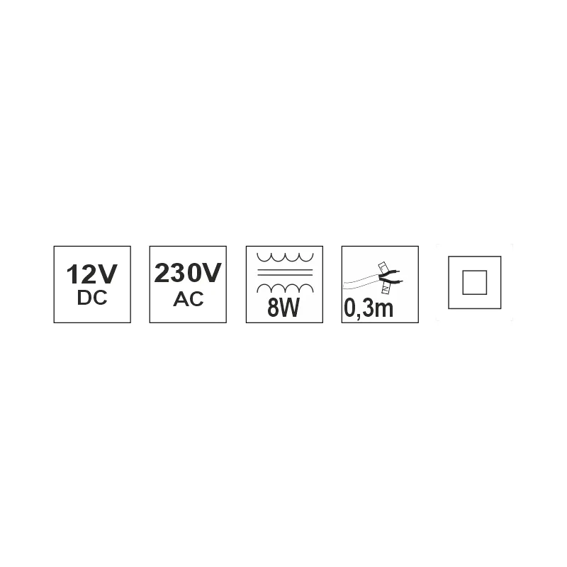 Furnika LED driver 8W alimentator LED pentru mobilier