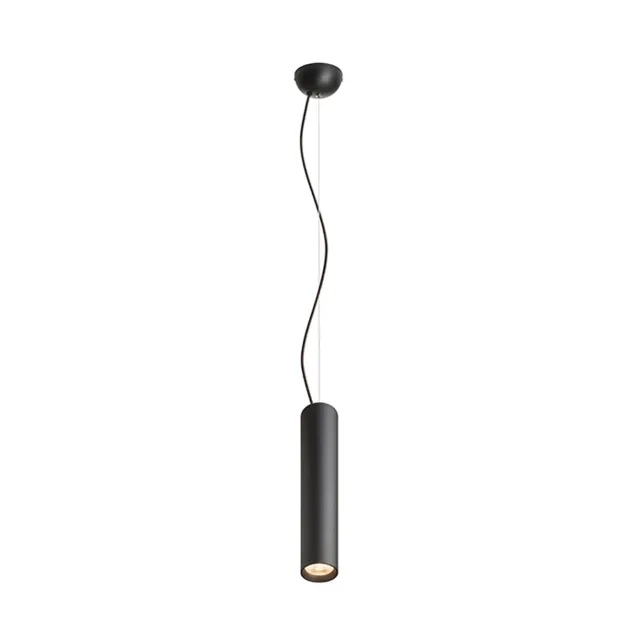 Rendl Light Studio Riga 28 pendul LED tubular negru