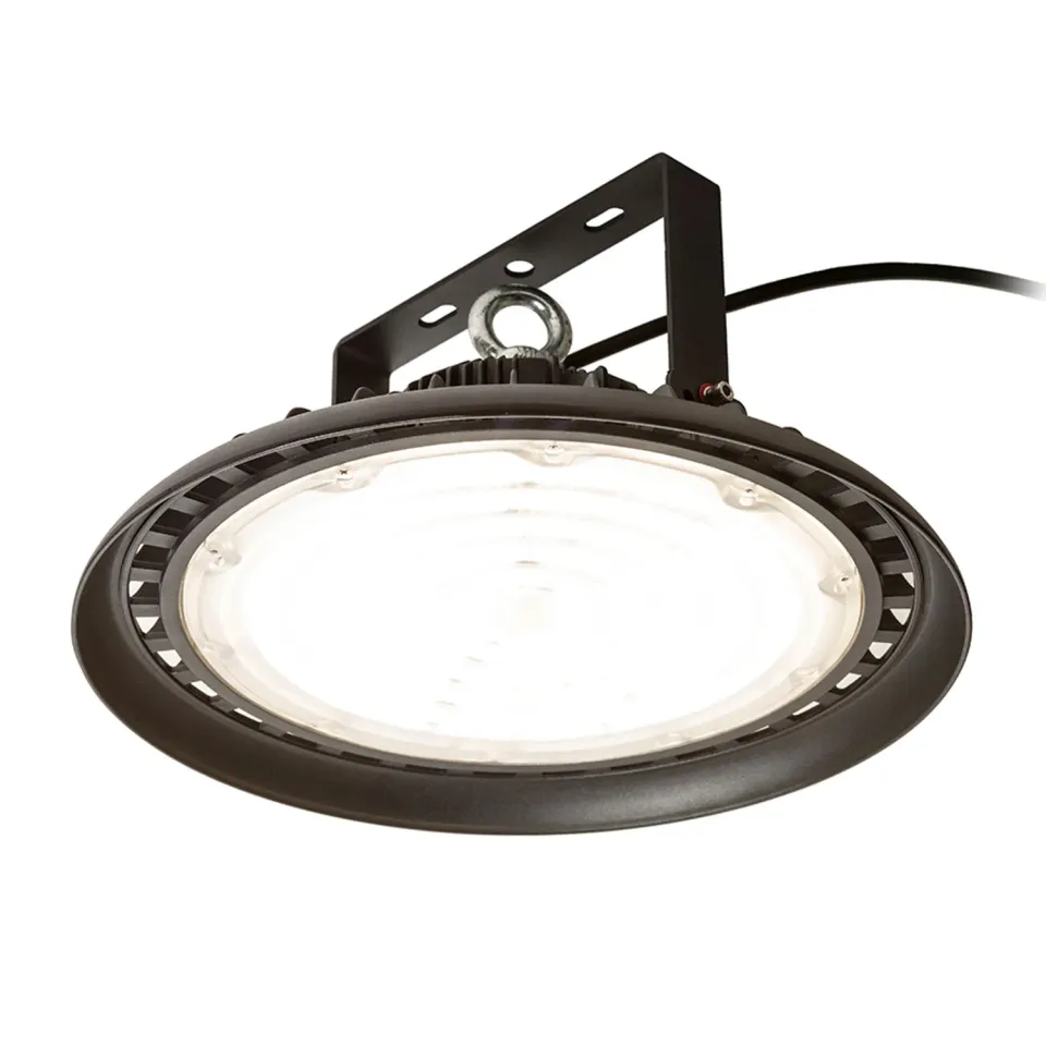 Rendl Megalos Pro 35 pendul industrial LED negru High-Bay