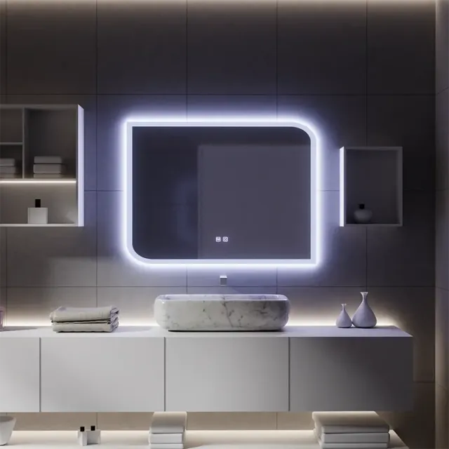 Alessandro Design CLARIVO oglinda LED 80x60cm touch dezaburire