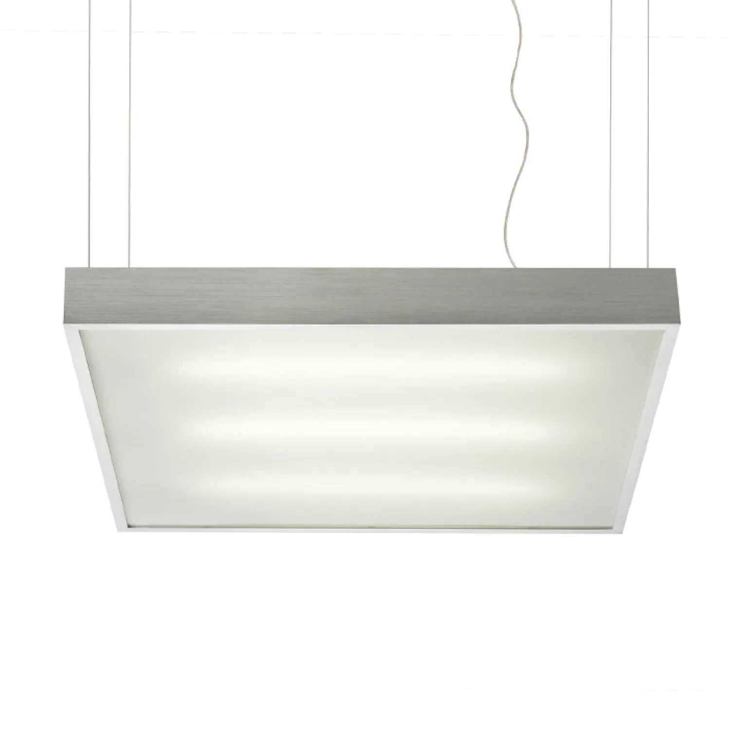 Rendl Structural 55x55 lustră aluminiu periat birou