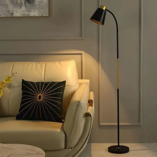 Alessandro Design Temirtau lampadar E27 negru 140cm