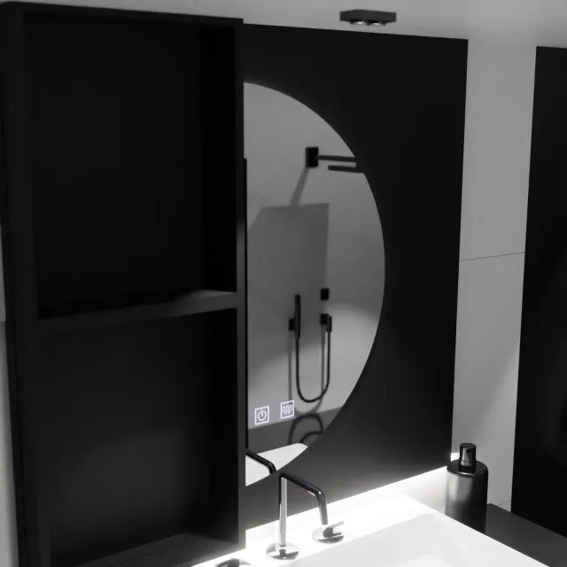 Alessandro Design FELHOLD oglinda LED touch dimabila 60cm