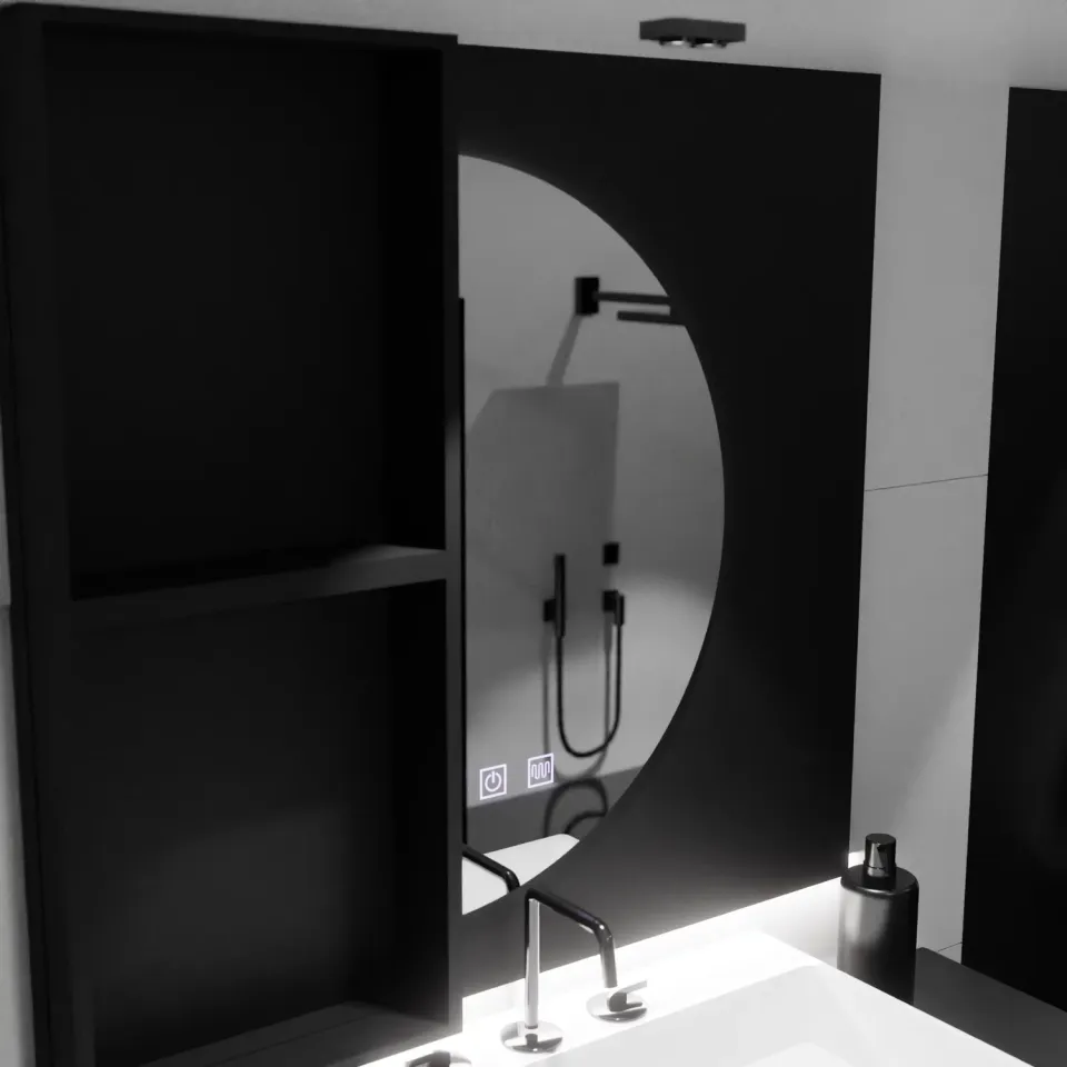 Alessandro Design FELHOLD oglinda LED touch dimabila 60cm