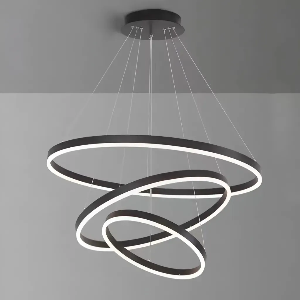 Alessandro Design PAGANO lustra LED 95W neagra 49cm