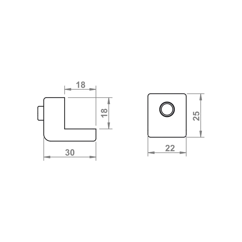 Furnika Bed Switch M intrerupator pat negru