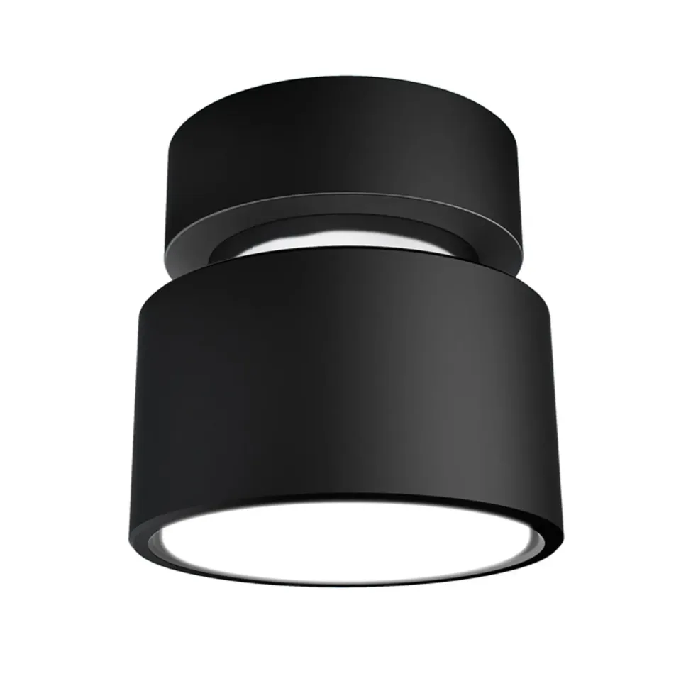 Rendl Pixie Tak plafoniera negru-crom GX53