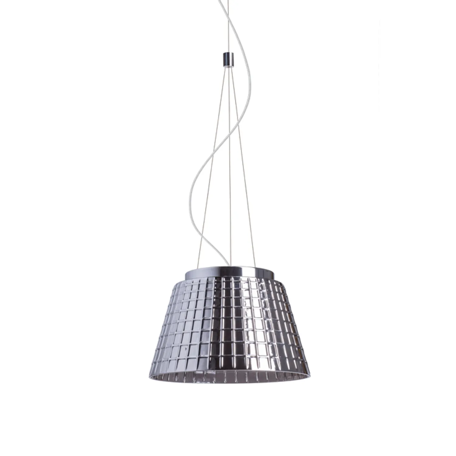 Rendl Light Studio Corona pendul sticla cromata