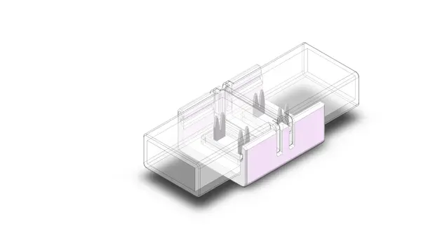 Aurora Conector Banda LED 10mm Drept IP65 AU-ST600IP