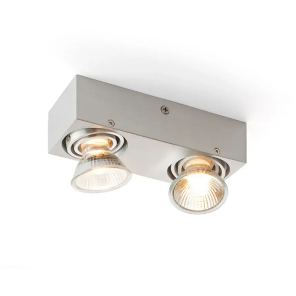 Rendl Marvel spot aplicat aluminiu 2xGU10 orientabil