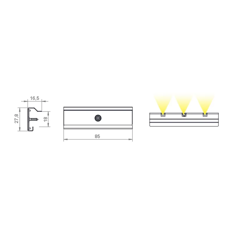 Furnika Zeta 3D corp LED pentru mobilier și scenă