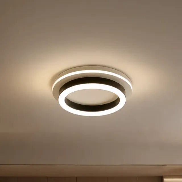 Lustra LED Alessandro Design Modern 25W 20cm neagra 3 culori