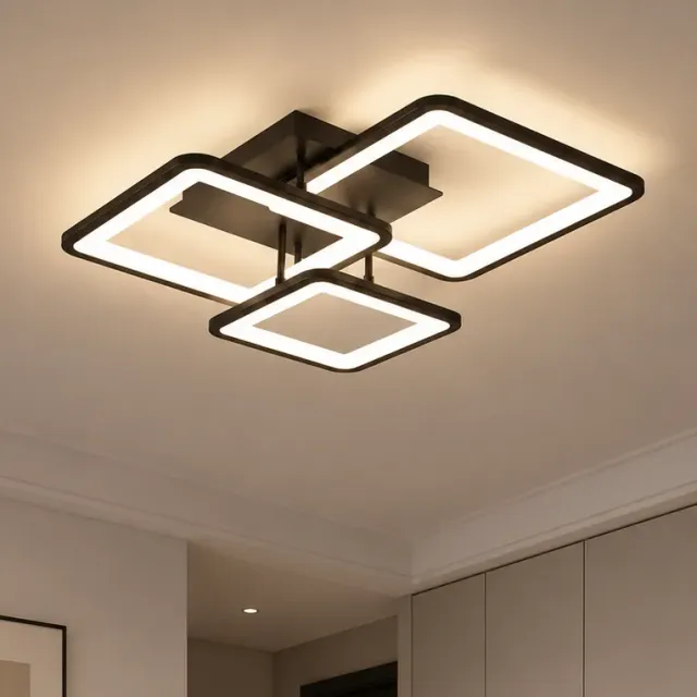 Alessandro Design ZOE lustra LED 60W neagra dimabila