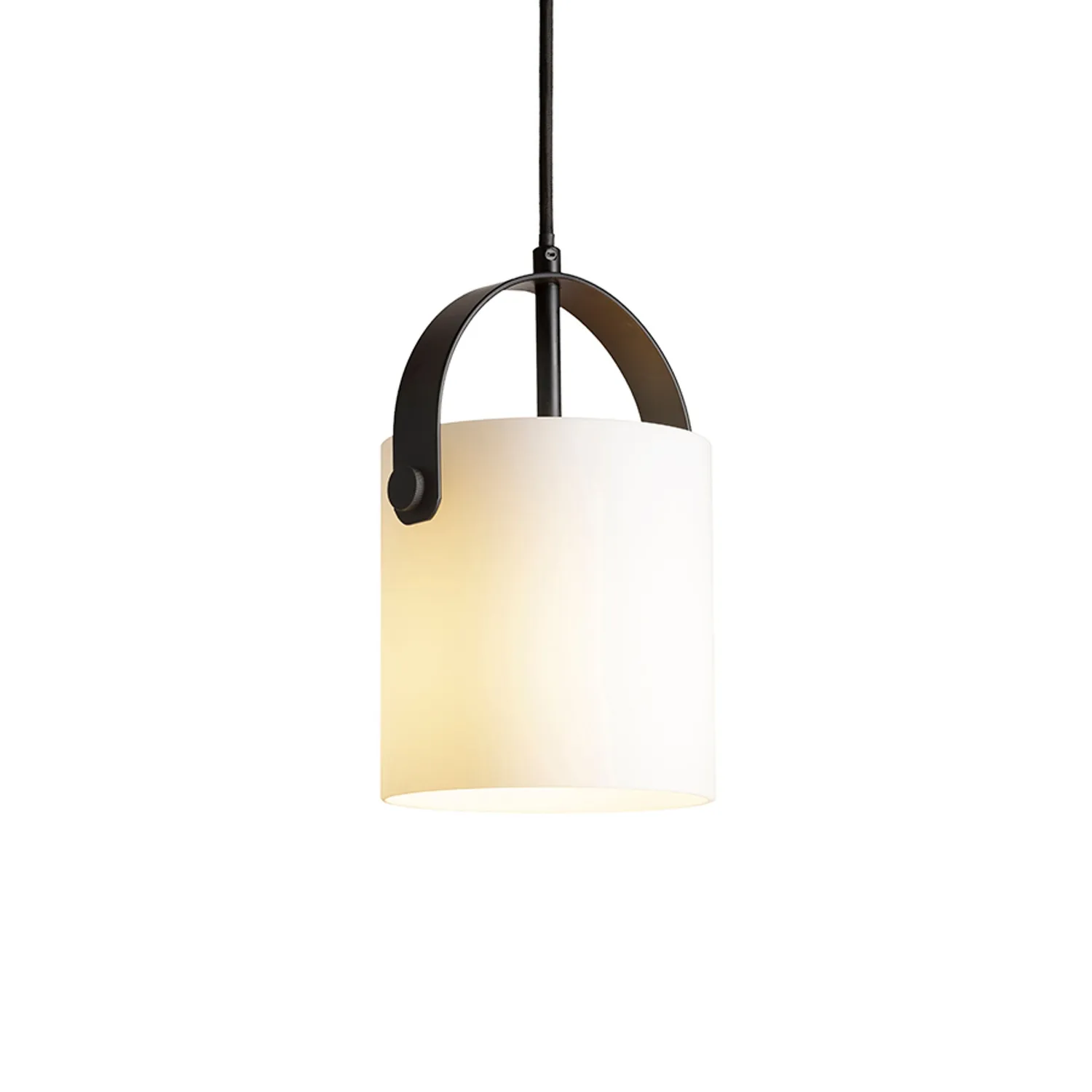 Rendl Julietta 16 pendul sticlă opal negru