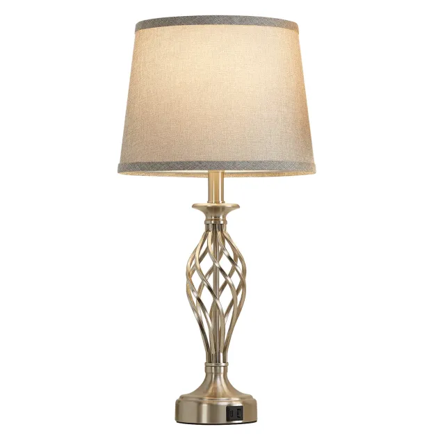 Alessandro Design VZ212WH veioza E27 alb-aurie
