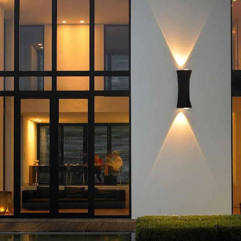 Alessandro Design AX220 aplica LED neagra exterior 2x10W
