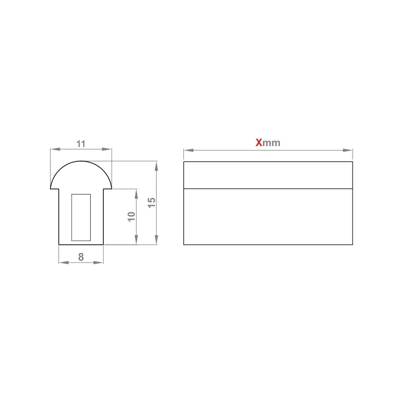 Furnika Neon 8x15 bandă LED flexibilă exterior