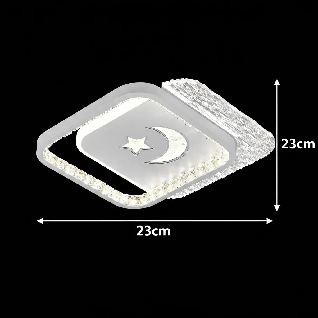 Alessandro Design Peru 38W lustra LED alba 2 patrate